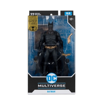 Batman lângă ambalajul Gold Label original