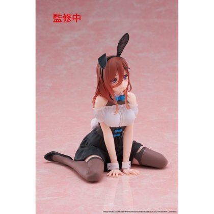 PRE-ORDER: The Quintessential Quintuplets 3 PVC Statue Desktop Cute Figure - Miku Nakano (Bunny Ver.) 13 cm
