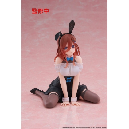 PRE-ORDER: The Quintessential Quintuplets 3 PVC Statue Desktop Cute Figure - Miku Nakano (Bunny Ver.) 13 cm