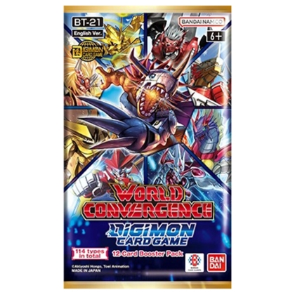 Digimon Card Game - World Convergence BT21 - Booster Pack