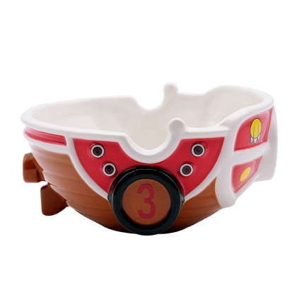 Bol 3D One Piece cu designul navei Thousand Sunny.