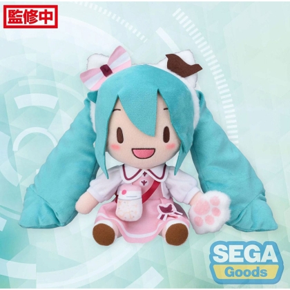 PRE-ORDER: Character Vocal Series 01: Hatsune Miku Fuwa Petit Plush Figure - Hatsune Miku Theme Park Ver. M 25 cm