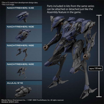 Gundam Model Kit 30 Minutes Armored Core VI Fires of Rubicon - Schneider Nachtreiher/40E Steel Haze