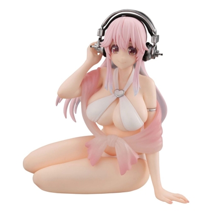 Super Sonico Noodle Stopper PVC Statue - Super Sonico Summer Memories Ver. 11 cm