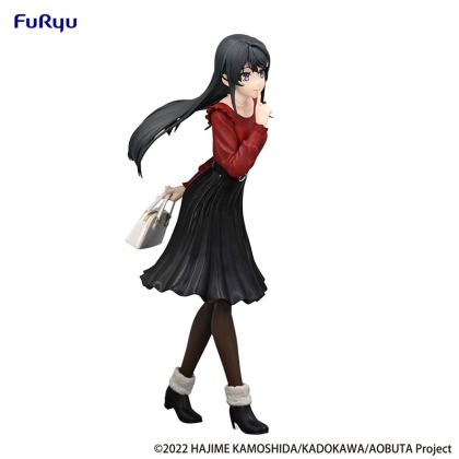 Rascal Does Not Dream of Bunny Girl Senpai Trio-Try-iT PVC Statue - Mai Sakurajima Winter Outfit Ver. 21 cm