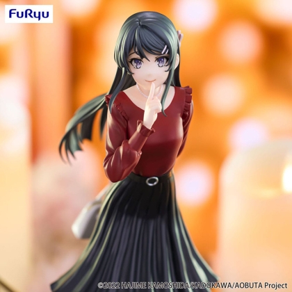 Rascal Does Not Dream of Bunny Girl Senpai Trio-Try-iT PVC Statue - Mai Sakurajima Winter Outfit Ver. 21 cm