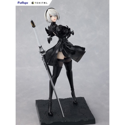 PRE-ORDER: NieR:Automata Tenitol PVC Statue - 2B Ver1.1a 22 cm
