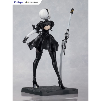 PRE-ORDER: NieR:Automata Tenitol PVC Statue - 2B Ver1.1a 22 cm