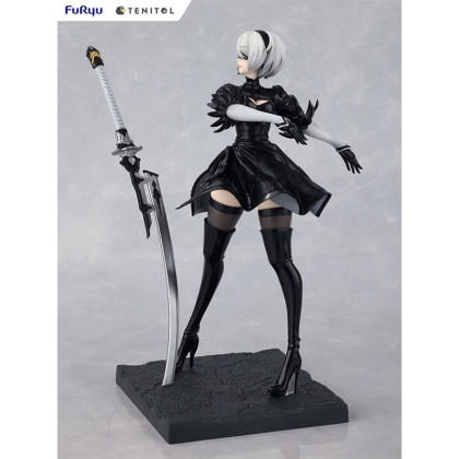 PRE-ORDER: NieR:Automata Tenitol PVC Statue - 2B Ver1.1a 22 cm