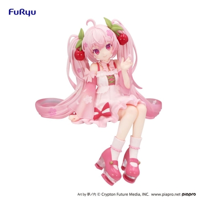 Hatsune Miku Noodle Stopper PVC Statue - Sakura Miku 2025 14 cm
