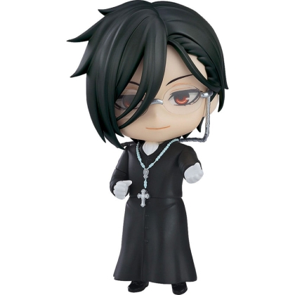 PRE-ORDER: Black Butler: Boarding School Arc Nendoroid Action Figure - Sebastian Michaelis: Sapphire Owl Ver. 10 cm