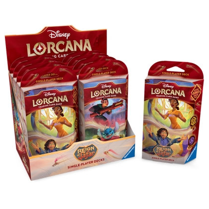 Disney Lorcana TCG Reign of Jafar Starter Deck - (Ruby/Steel)