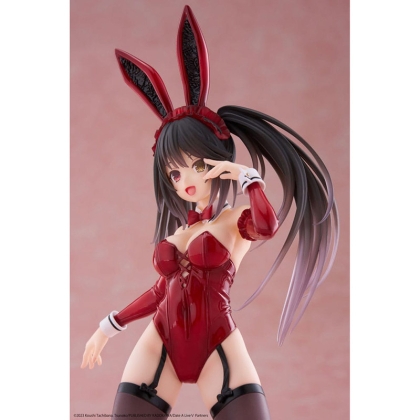 Date A Live V PVC Statue Desktop - Cute Figure Kurumi Tokisaki Bunny Ver. 13 cm