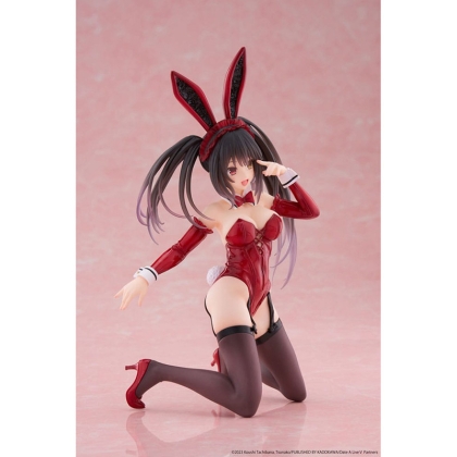 Date A Live V PVC Statue Desktop - Cute Figure Kurumi Tokisaki Bunny Ver. 13 cm