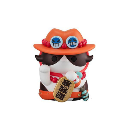 One Piece Mega Cat Project Trading Figure NyanPieceNyan! Beckoning cat Lucky Cat Pirates 7 cm