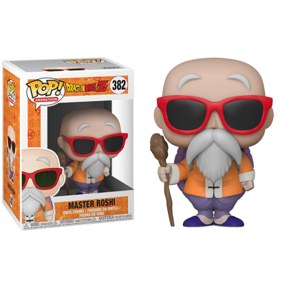 Dragon Ball Z POP! Animation Vinyl Figure Master Roshi with Staff 9 cm