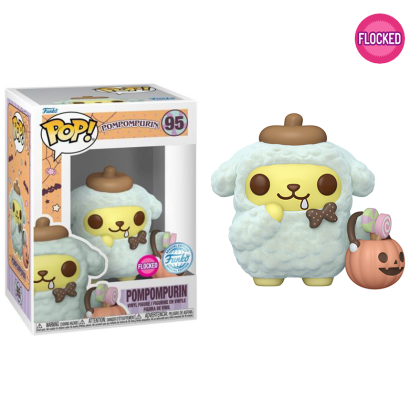  Sanrio: Hello Kitty and Friends​ POP! Vinyl Figure Pompompurin with Busket (Flocked) (Special Edition) #95