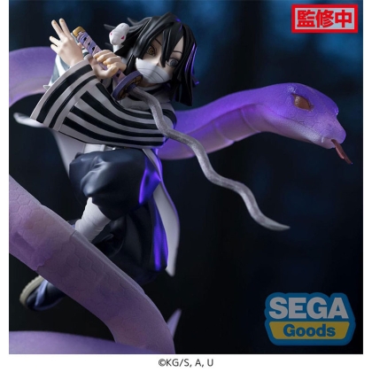 Demon Slayer: Kimetsu no Yaiba Xross Link Anime PVC Statue Obanai Iguro Hashira Training Arc 14 cm