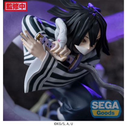 Demon Slayer: Kimetsu no Yaiba Xross Link Anime PVC Statue Obanai Iguro Hashira Training Arc 14 cm