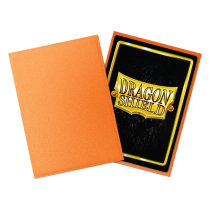 Dragon Shield Sleeves - Standard size - Matte - Amber  (100 Sleeves)