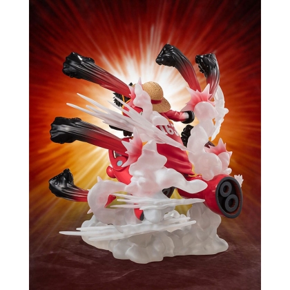 One Piece Figuarts ZERO Extra Battle PVC Statue - Monkey D. Luffy -Gum Gum Hawk Gatling- 19 cm
