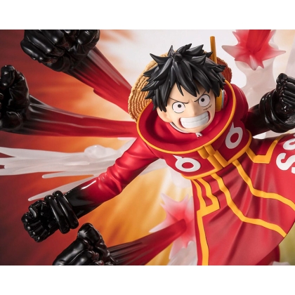 One Piece Figuarts ZERO Extra Battle PVC Statue - Monkey D. Luffy -Gum Gum Hawk Gatling- 19 cm