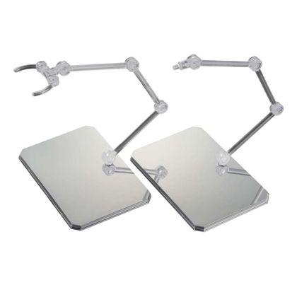 Action base 6 clear mirror stickers set