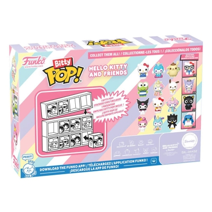 Hello Kitty and Friends Bitty POP! Vinyl Figure 4-Pack Series 3 2 cm
