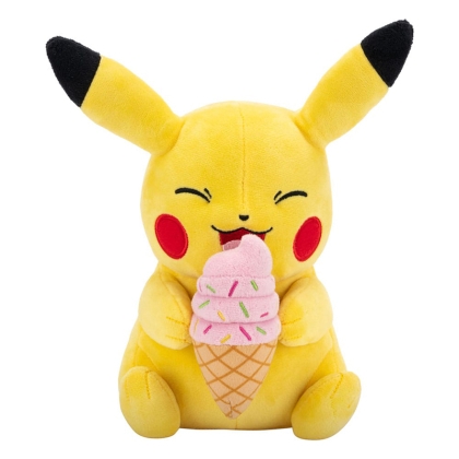 PRE-ORDER: Pokémon Plush Figure - Pikachu with Ice Cream 20 cm