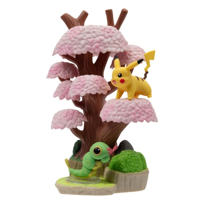 PRE-ORDER: Pokémon Environment Set - Spring Forest & Caterpie & Pikachu 5 cm