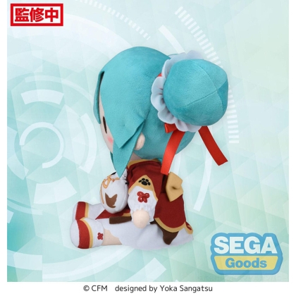 PRE-ORDER: Character Vocal Series 01: Hatsune Miku Fuwa Petit Plush Figure - Hatsune Miku Going Out Series Chinatown Ver. M 22 cm