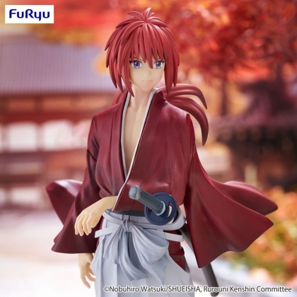 PRE-ORDER: Rurouni Kenshin: Meiji Kenkaku Romantan Trio-Try-iT PVC Statue - Kenshin Himura 19 cm