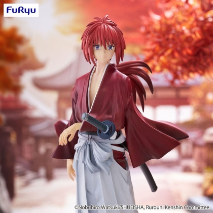 PRE-ORDER: Rurouni Kenshin: Meiji Kenkaku Romantan Trio-Try-iT PVC Statue - Kenshin Himura 19 cm