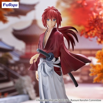 PRE-ORDER: Rurouni Kenshin: Meiji Kenkaku Romantan Trio-Try-iT PVC Statue - Kenshin Himura 19 cm