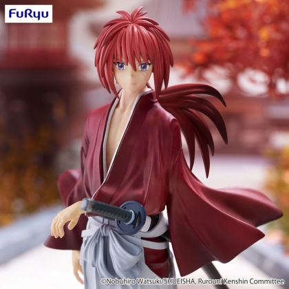 PRE-ORDER: Rurouni Kenshin: Meiji Kenkaku Romantan Trio-Try-iT PVC Statue - Kenshin Himura 19 cm