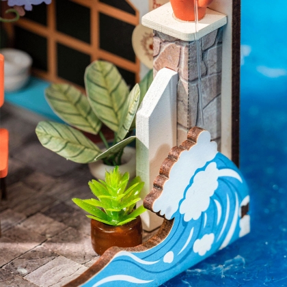 Robotime DIY kit de model - Sea Holiday Restaurant