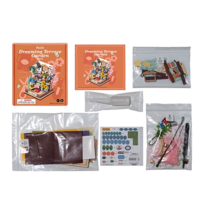 Robotime DIY kit de model - Dreaming Terrace Garden