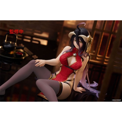 PRE-ORDER: Overlord Desktop Cute PVC Statuie Albedo Chinese Dress Ver. Renewal
