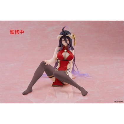 PRE-ORDER: Overlord Desktop Cute PVC Statuie Albedo Chinese Dress Ver. Renewal