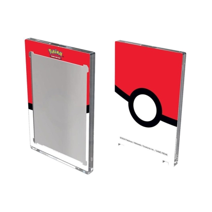 UP - Single 35 Pt ONE-TOUCH Edge - Poké Ball Printed Magnetic Card Holder for Pokémon
