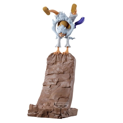 One Piece Gear 5 Monkey D. Luffy Figurină suport / suport telefon 14cm