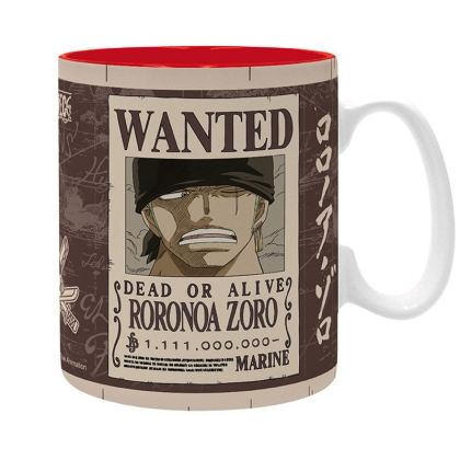 ONE PIECE - Cană - 460 ml - „Zoro se caută”