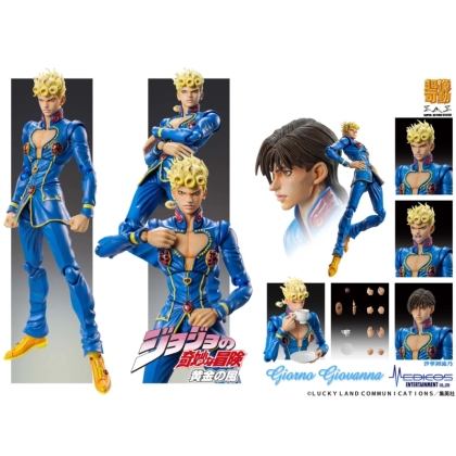 PRE-ORDER: JoJo's Bizarre Adventure: Golden Wind Chozokado Action Figue - Giorno Giovanna Second
