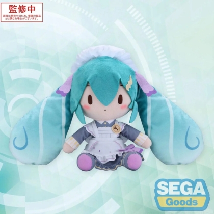 PRE-ORDER: Hatsune Miku Series Fuwa Petit Jucărie de Pluș - Hatsune Miku Classical Maid