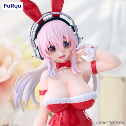 PRE-ORDER: Super Sonico BiCute Bunnies PVC Statue - Red Color Ver. 30 cm