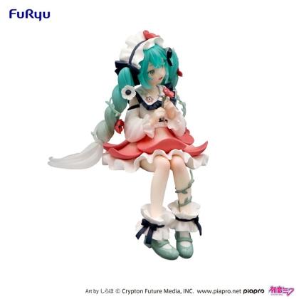 PRE-ORDER: Hatsune Miku Noodle Stopper PVC Statue - Hatsune Miku Flower Fairy Anemone 14 cm