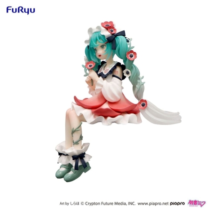PRE-ORDER: Hatsune Miku Noodle Stopper PVC Statue - Hatsune Miku Flower Fairy Anemone 14 cm