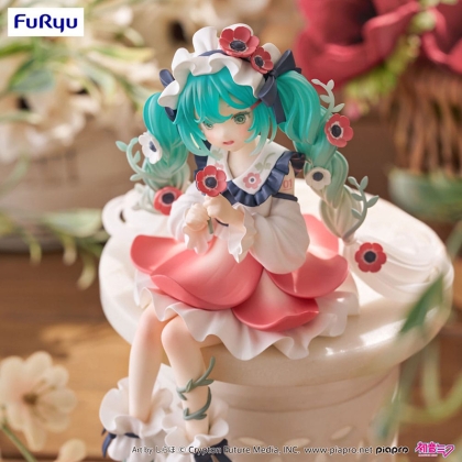 PRE-ORDER: Hatsune Miku Noodle Stopper PVC Statue - Hatsune Miku Flower Fairy Anemone 14 cm