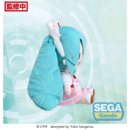 Seria Vocală Personaj 01: Hatsune Miku Fuwa Petit Figurină de Pluș - Hatsune Miku Parc Tematic Versiunea M 25 cm