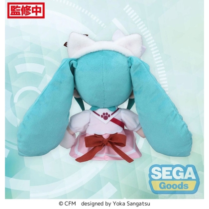 Seria Vocală Personaj 01: Hatsune Miku Fuwa Petit Figurină de Pluș - Hatsune Miku Parc Tematic Versiunea M 25 cm